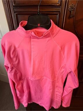 Hind Pink Women's Pullover Hoodie Sweatshirt Size L